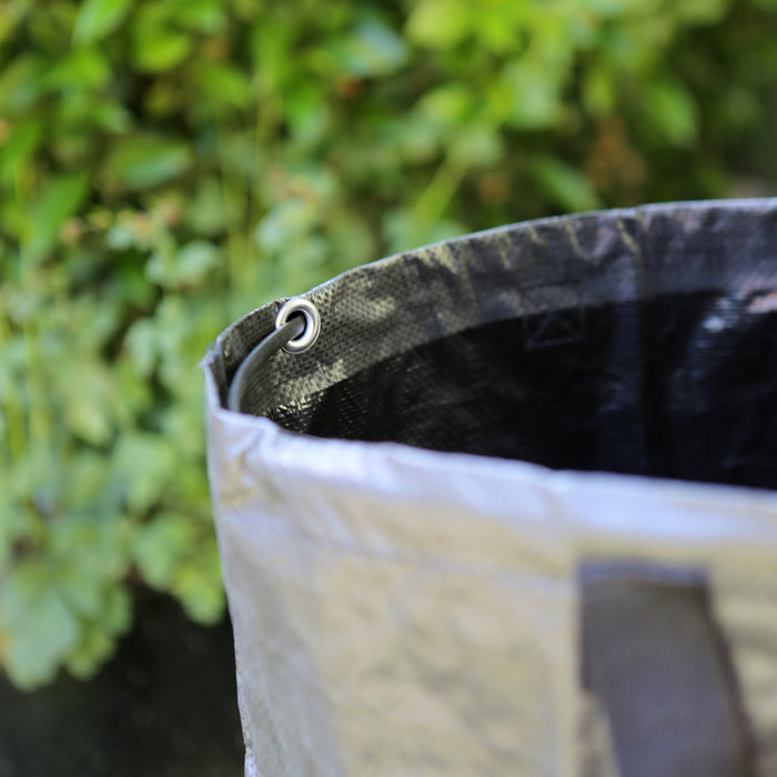 500L Black Heavy-Duty Garden Waste Bags - Pack of 2