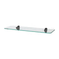 50cm Rounded Floating Glass Shelf