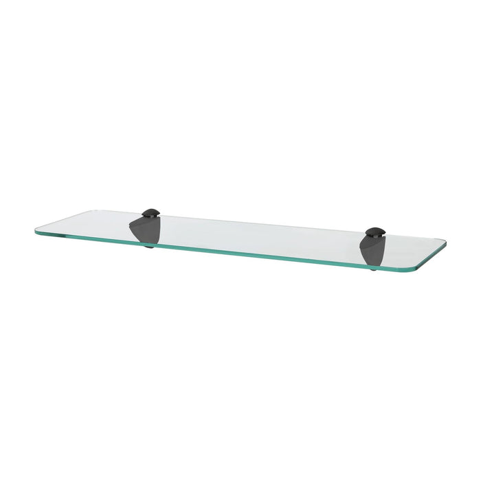 50cm Rounded Floating Glass Shelf