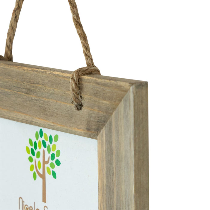 6" x 4" Wooden Hanging Triple Photo Frame