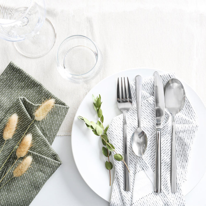 6 x Stainless Steel Dessert Spoons