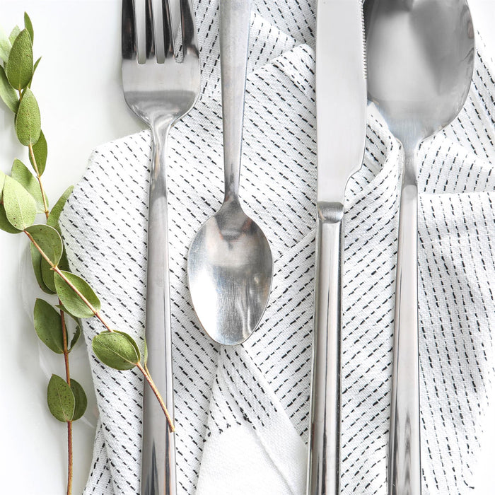 6 x Stainless Steel Dessert Spoons