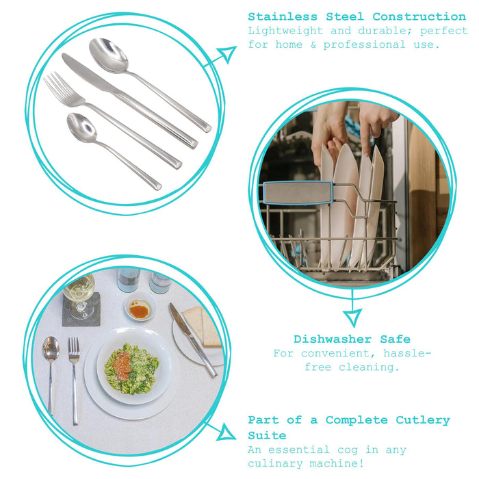 6 x Stainless Steel Dinner Forks