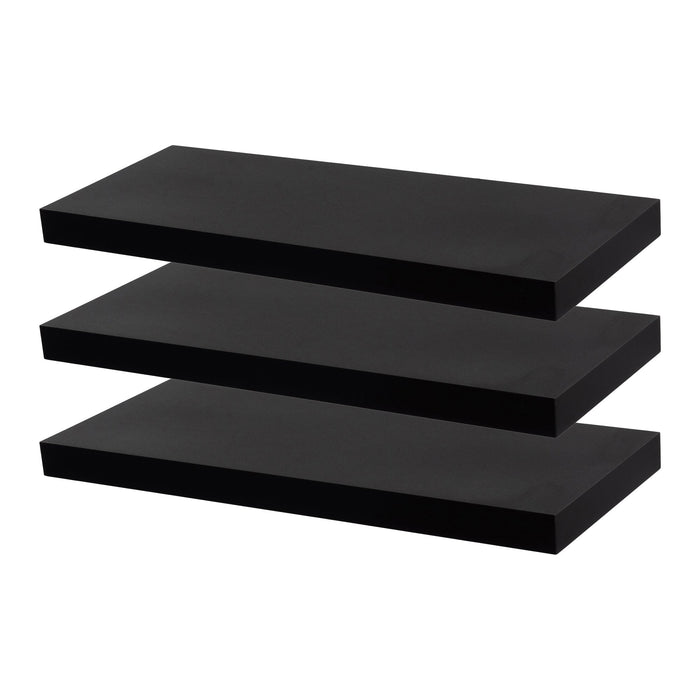60cm Modern Floating Shelves - Pack of Three