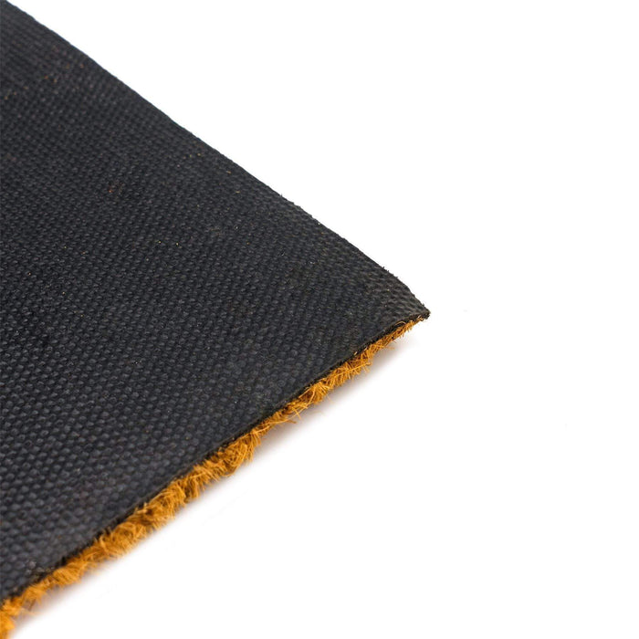 60cm x 40cm Black Star Coir Door Mat