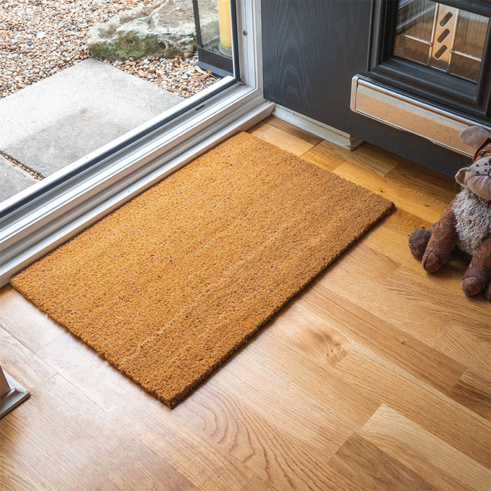60cm x 40cm Brown Coir Door Mat