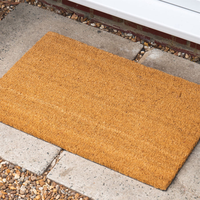 60cm x 40cm Brown Coir Door Mat