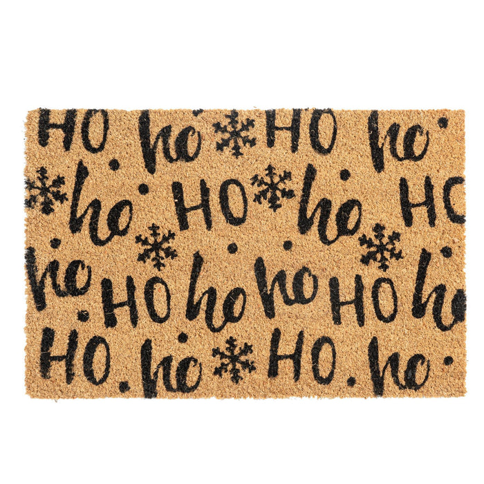 60cm x 40cm Ho Ho Ho Coir Door Mat