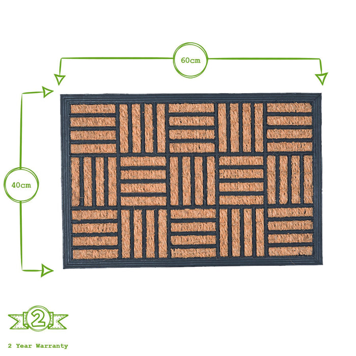 60cm x 40cm Mosaic Heavy Duty Door Mat