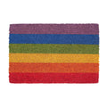 60cm x 40cm Multicoloured Rainbow Coir Door Mat