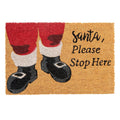 60cm x 40cm Santa Coir Door Mat
