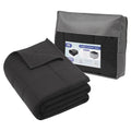 Weighted Blanket with Storage Bag - 125 x 180cm - 6kg - Black