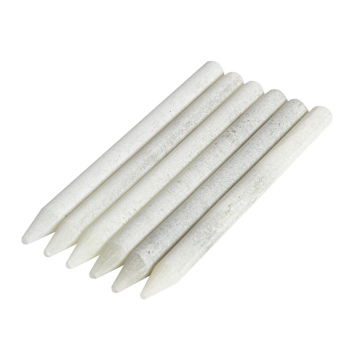 6pc Slate Plant Markers Set with Chalk Pencils