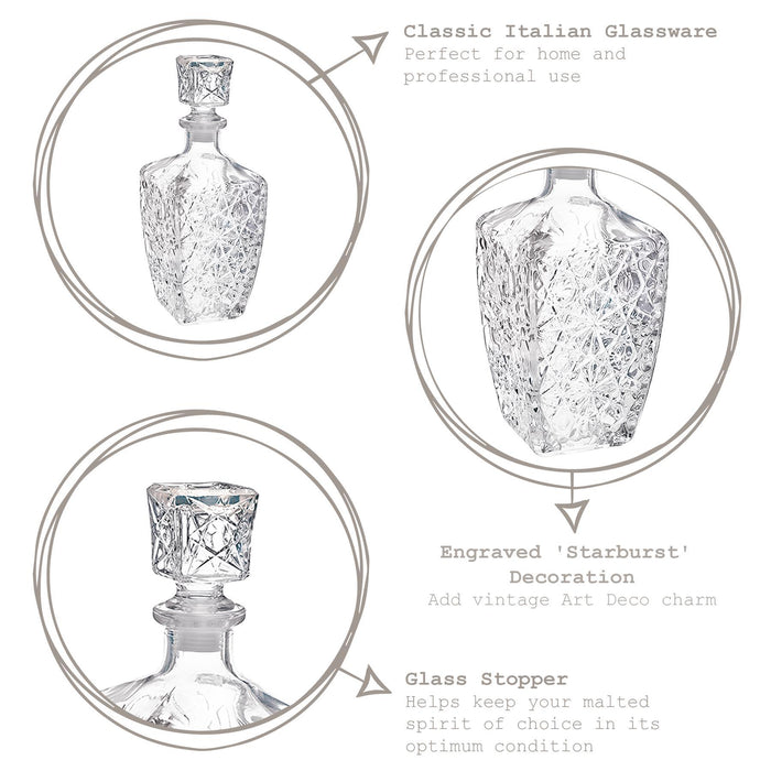780ml Dedalo Whisky Decanter