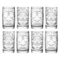 8 Piece 460ml Tiki Highball Glasses Set