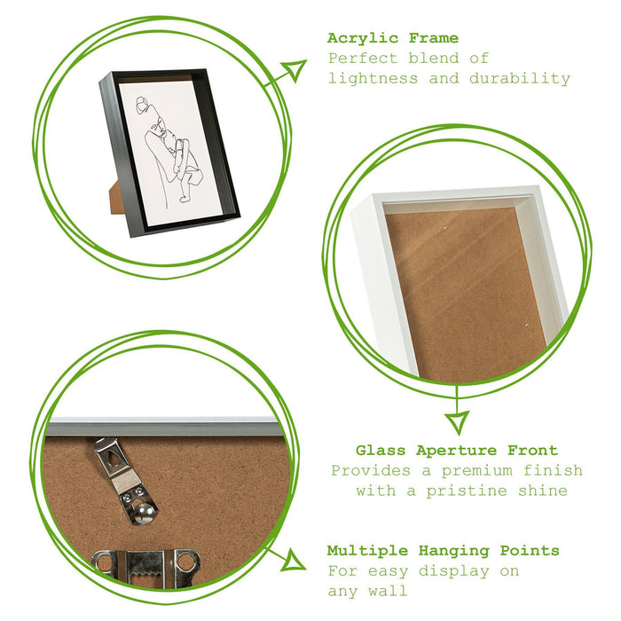 8" x 12" (A4) 3D Deep Box Photo Frame