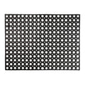 80cm x 60cm Black Heavy Duty Rubber Door Mat