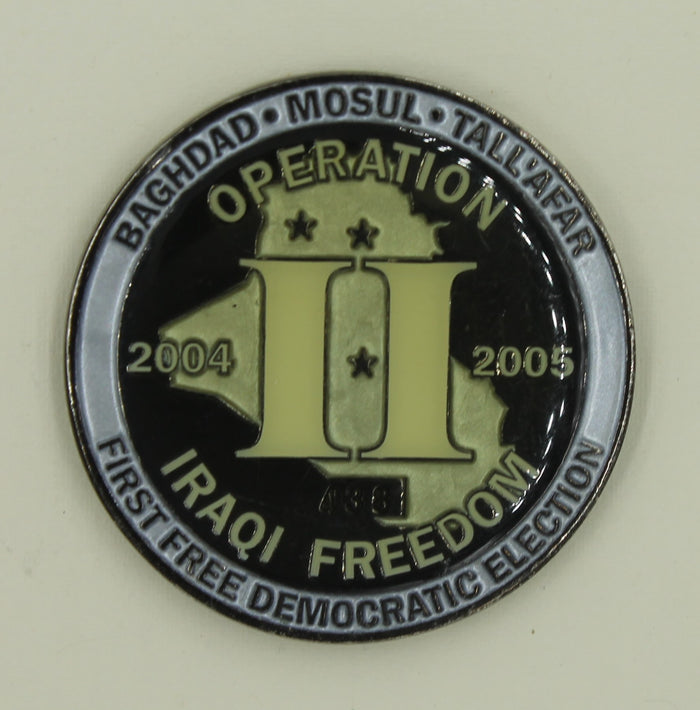 82nd Airborne 325th Airborne Infantry Regiment 2nd BN OIF II Army Challenge Coin