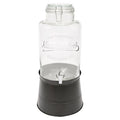 8.7L Glass Drinks Dispenser with Tap & Black Bucket Stand