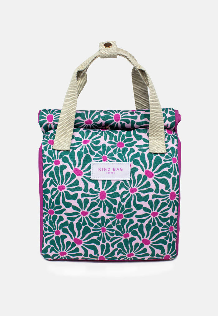ABSTRACT FLOWERS LUNCH BAG