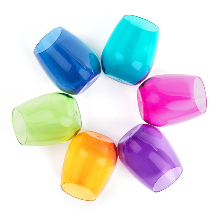 ACRYLIC STEMLESS WINEGLASS, JEWEL