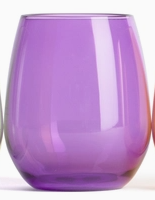 ACRYLIC STEMLESS WINEGLASS, JEWEL