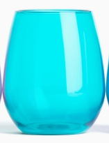 ACRYLIC STEMLESS WINEGLASS, JEWEL