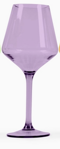 ACRYLIC STEMMED WINEGLASS, BRIGHT