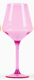 ACRYLIC STEMMED WINEGLASS, BRIGHT