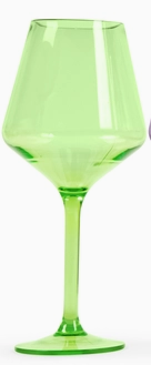 ACRYLIC STEMMED WINEGLASS, BRIGHT