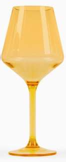 ACRYLIC STEMMED WINEGLASS, BRIGHT