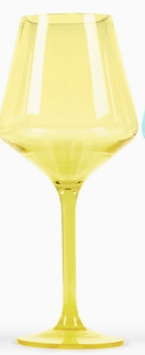 ACRYLIC STEMMED WINEGLASS, BRIGHT