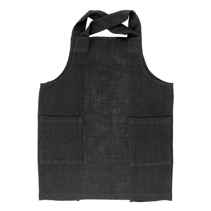 BAKERS SMOCK APRON, BLACK