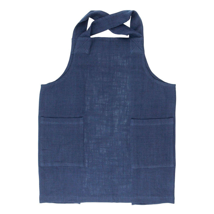 BAKERS SMOCK APRON, BLUE