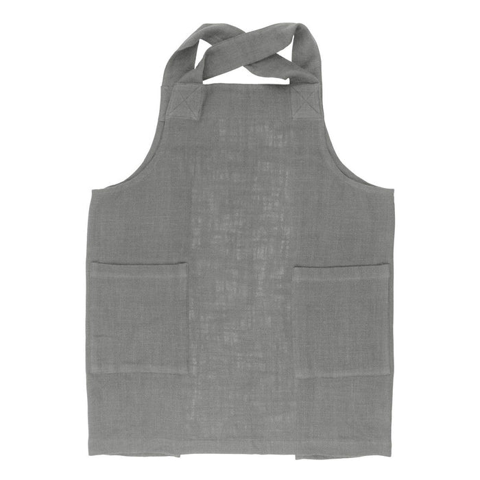 BAKERS SMOCK APRON, GRAY