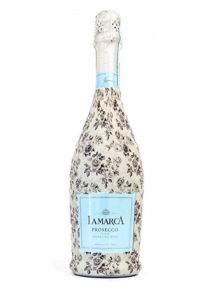 BEAU BOTTLES BLACK & WHITE FLORAL - PROSECCO COLLECTION