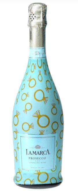 BEAU BOTTLES BLUE ENGAGEMENT RING - PROSECCO COLLECTION
