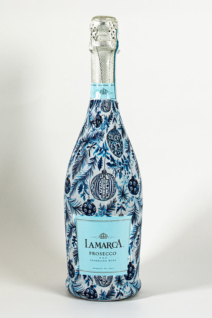 BEAU BOTTLES BLUE ORNAMENTS - PROSECCO COLLECTION