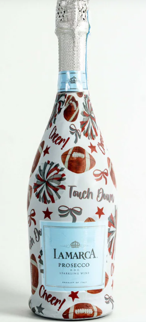 BEAU BOTTLES MAROON/GREY GAME DAY - PROSECCO COLLECTION