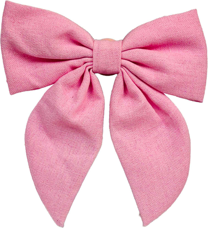 BEAU BOTTLES PINK LINEN BOTTLE BOW