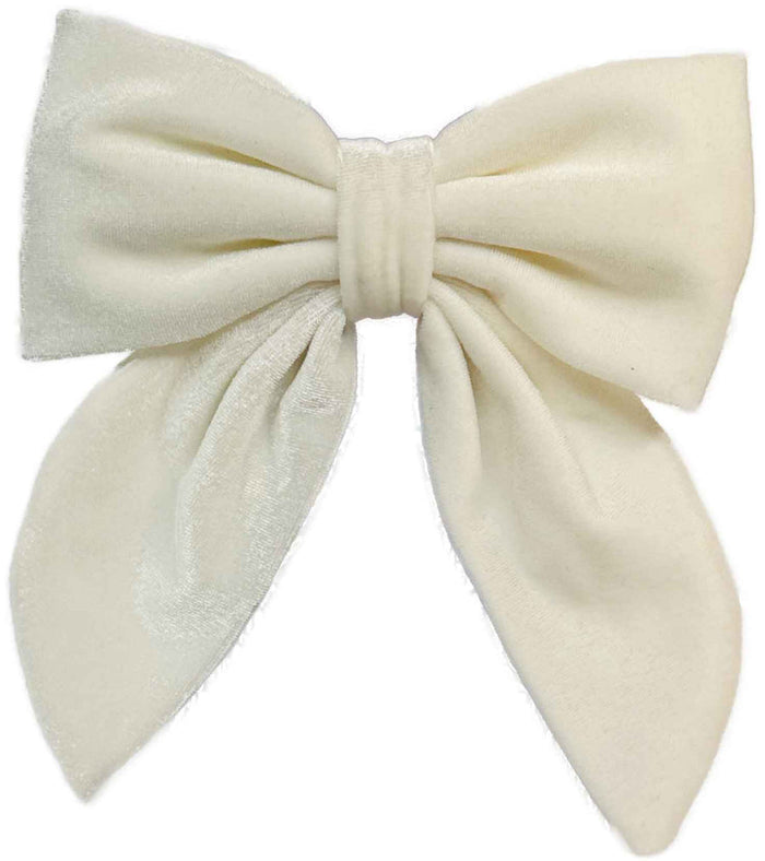 BEAU BOTTLES WHITE VELVET BOTTLE BOW