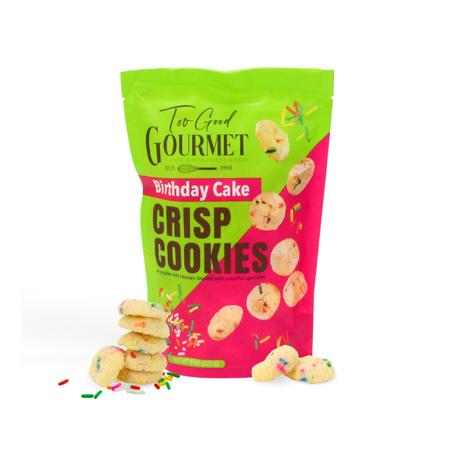 BIRTHDAY CAKE CRISP COOKIES, 3oz