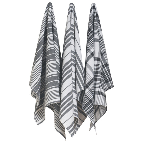 BLACK JUMBO DISHTOWELS