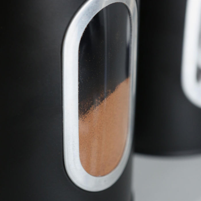 Black Stainless Steel Food Storage Container with Window