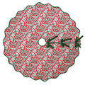 BLOCK PRINT CHRISTMAS TREE SKIRT
