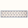 BLUE BLOCK PRINT TABLE RUNNER
