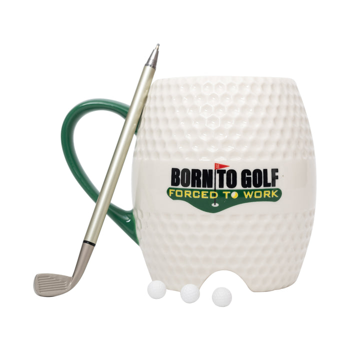 BORN TO GOLF MUG