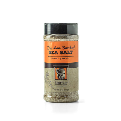 BOURBON SMOKED SEA SALT, 18oz