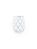 BOW TRELLIS STEMLESS WINE GLASS