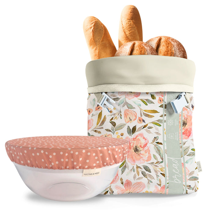 BREAD BAKER SET, SWEETPEA GARDEN